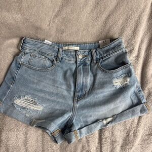 PacSun Light Wash Distressed Denim Shorts